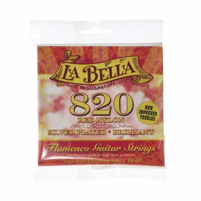 سیم-گیتار-La-Bella-مدل-Red-Naylon-820-2